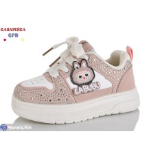 Дитячі кросівки на весну/осінь (8 пар р.22-27) рожевий  "GFB-Канарейка"