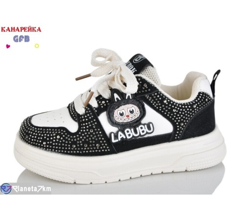 Дитячі кросівки на весну/осінь (8 пар р.27-32) чорний  "GFB-Канарейка"