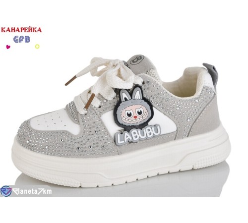 Дитячі кросівки на весну/осінь (8 пар р.27-32) сірий  "GFB-Канарейка"