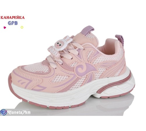 Дитячі кросівки на весну/осінь (8 пар р.32-37) рожевий  "GFB-Канарейка"