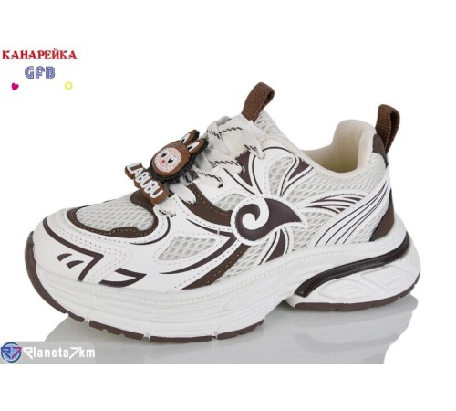 Дитячі кросівки на весну/осінь (8 пар р.32-37) бежевий  "GFB-Канарейка"