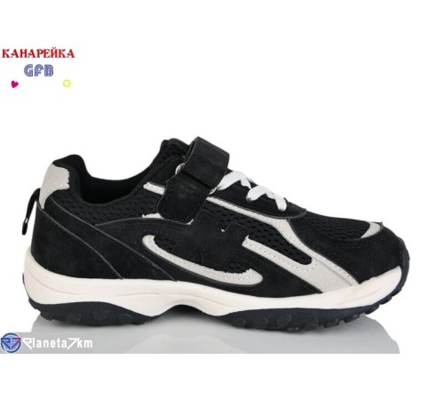 Дитячі кросівки на весну/осінь (8 пар р.32-37) чорний  "GFB-Канарейка"