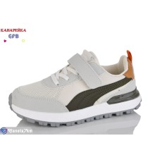 Дитячі кросівки на весну/осінь (8 пар р.32-37) бежевий  "GFB-Канарейка"