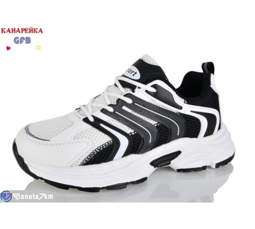 Кросівки на весну/осінь (8 пар р.36-41) білий  "GFB-Канарейка"