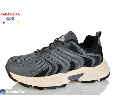 Кросівки на весну/осінь (8 пар р.36-41) сірий  "GFB-Канарейка"