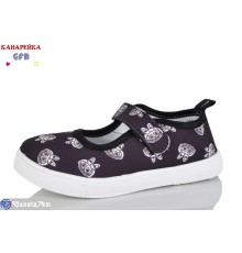 Тапки дитячі на весну/осінь (12 пар р.26-31) чорний  "GFB-Канарейка"