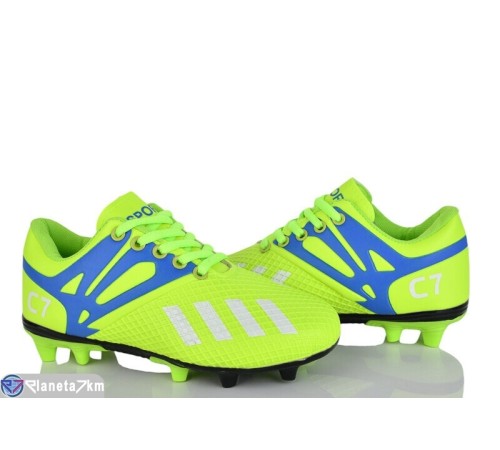 Футбольне взуття дитяче на весну/осінь (12 пар р.31-36) зелений  "HIGULA"