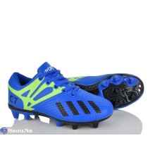 Футбольне взуття дитяче на весну/осінь (12 пар р.31-36) синій  "HIGULA"