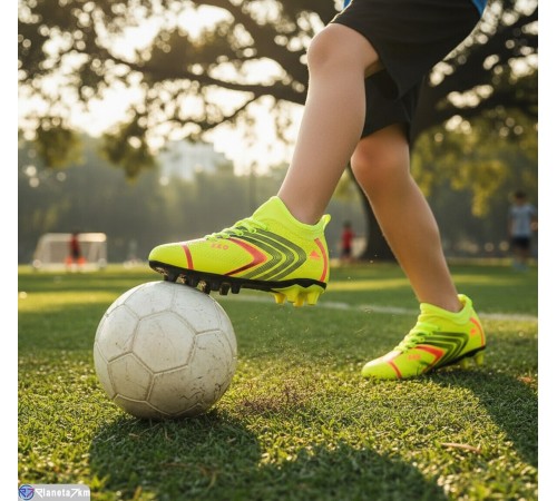 Футбольне взуття дитяче на весну/осінь (12 пар р.31-36) жовтий  "HIGULA"