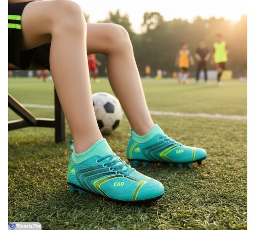 Футбольне взуття дитяче на весну/осінь (12 пар р.36-41) зелений  "HIGULA"