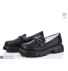 Дитячі туфлі на весну/осінь (8 пар р.31-37) чорний  "Vitta"