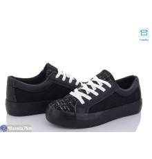 Кросівки жіночі на весну/осінь (8 пар р.36-41) чорний  "Vitta"