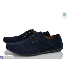 Мокасини чоловічі на весну/осінь (8 пар р.40-45) синій  "Vitta"