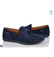 Туфлі чоловічі на весну/осінь (8 пар р.40-45) синій  "Vitta"