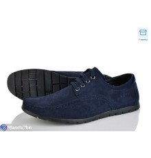 Туфлі чоловічі на весну/осінь (8 пар р.40-45) синій  "Vitta"