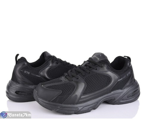 Кросівки чоловічі на весну/осінь (8 пар р.41-46) чорний  "Vitta"