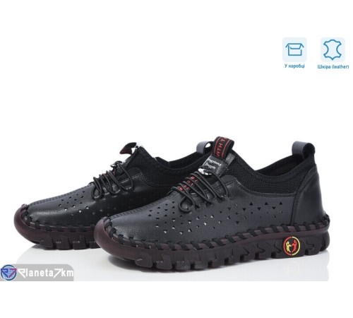 Туфлі жіночі на весну/осінь (8 пар р.36-41) чорний  "HoRIK"