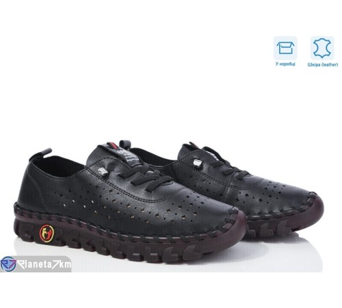 Туфлі жіночі на весну/осінь (8 пар р.41-44) чорний  "HoRIK"