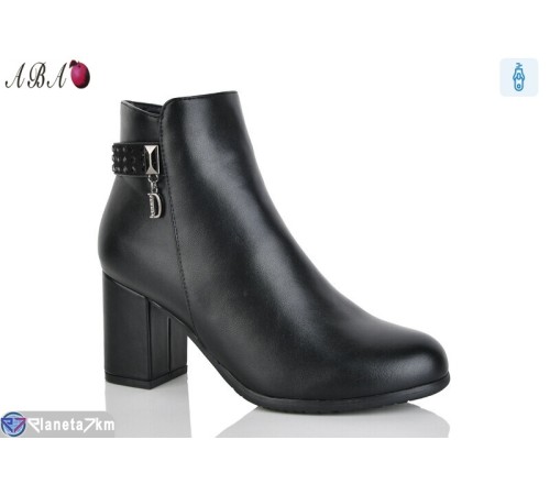 Черевики жіночі на весну/осінь (6 пар р.36-41) чорний  "Aba"