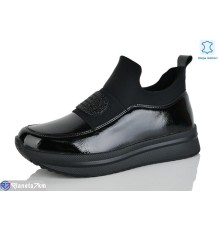 Туфлі жіночі на весну/осінь (8 пар р.37-41) чорний  "LIMPO"