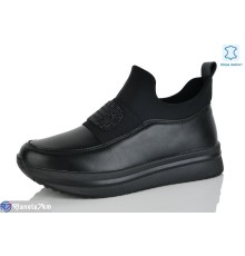 Туфлі жіночі на весну/осінь (8 пар р.37-41) чорний  "LIMPO"