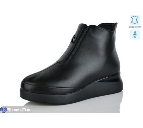 Черевики жіночі на весну/осінь (6 пар р.36-41) чорний  "LIMPO"