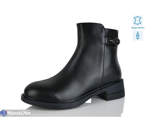 Черевики жіночі на весну/осінь (6 пар р.36-41) чорний  "LIMPO"