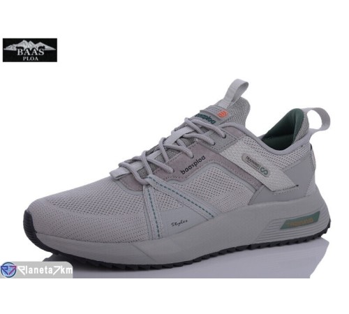 Кросівки чоловічі на весну/осінь (8 пар р.41-46) сірий  "Baas"