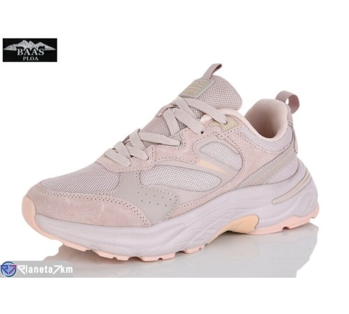 Кросівки жіночі на весну/осінь (8 пар р.36-41) рожевий  "Baas"