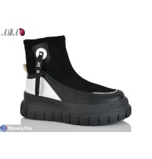 Черевики жіночі на весну/осінь (8 пар р.36-41) чорний  "Aba"