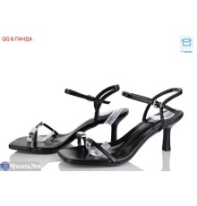 Босоніжки жіночі на літо (8 пар р.36-41) чорний  "QQ&Панда"