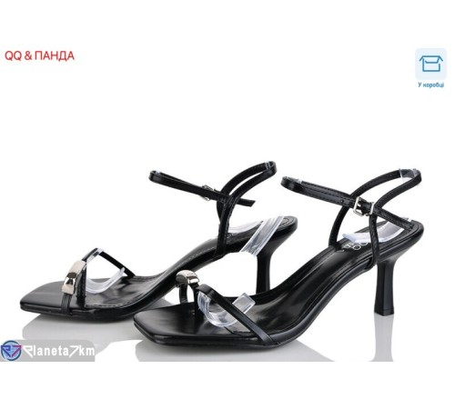 Босоніжки жіночі на літо (8 пар р.36-41) чорний  "QQ&Панда"