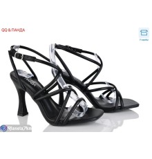 Босоніжки жіночі на літо (6 пар р.36-40) чорний  "QQ&Панда"