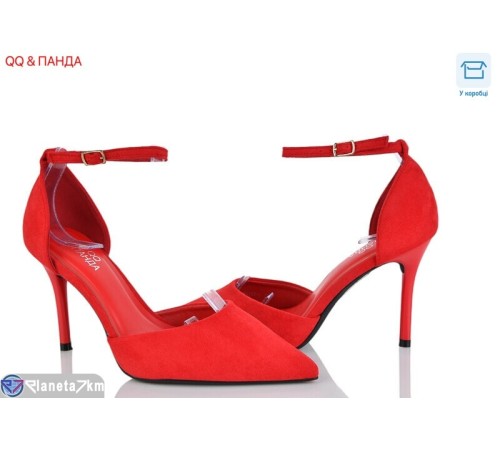 Туфлі жіночі на літо (6 пар р.36-40) червоний  "QQ&Панда"