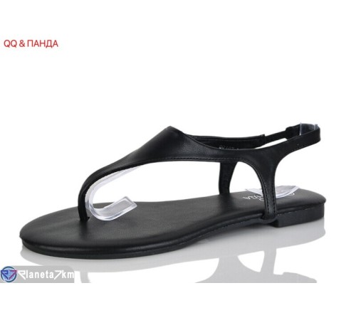 Босоніжки жіночі на літо (8 пар р.36-41) чорний  "QQ&Панда"