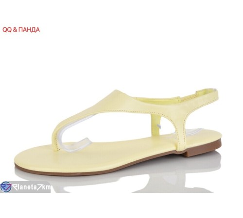 Босоніжки жіночі на літо (8 пар р.36-41) жовтий  "QQ&Панда"