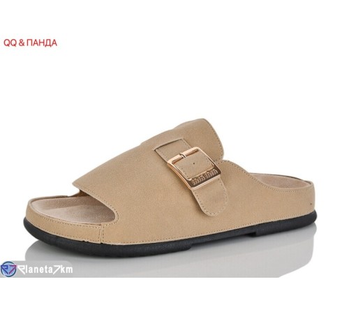 Шлепки жіночі на літо (8 пар р.36-41) бежевий  "QQ&Панда"