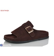 Шлепки жіночі на літо (8 пар р.36-41) коричневий  "QQ&Панда"