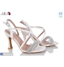 Босоніжки жіночі на літо (8 пар р.36-40) білий  "Aba"