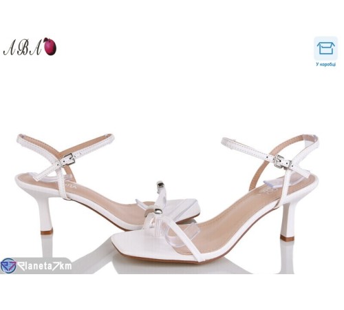 Босоніжки жіночі на літо (8 пар р.36-41) білий  "Aba"