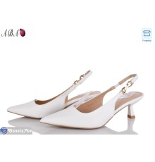 Туфлі жіночі на літо (6 пар р.36-41) білий  "Aba"