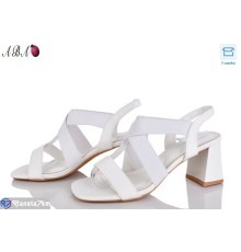 Босоніжки жіночі на літо (6 пар р.36-40) білий  "Aba"