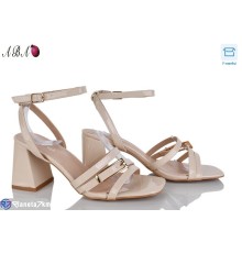 Босоніжки жіночі на літо (6 пар р.36-40) бежевий  "Aba"