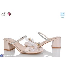 Шлепки жіночі на літо (6 пар р.36-41) бежевий  "Aba"