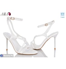 Босоніжки жіночі на літо (6 пар р.36-41) білий  "Aba"