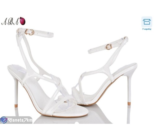 Босоніжки жіночі на літо (6 пар р.36-41) білий  "Aba"