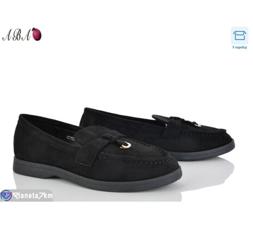 Туфлі жіночі на літо (8 пар р.36-41) чорний  "Aba"