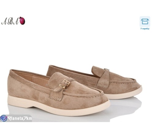 Туфлі жіночі на літо (8 пар р.36-41) коричневий  "Aba"