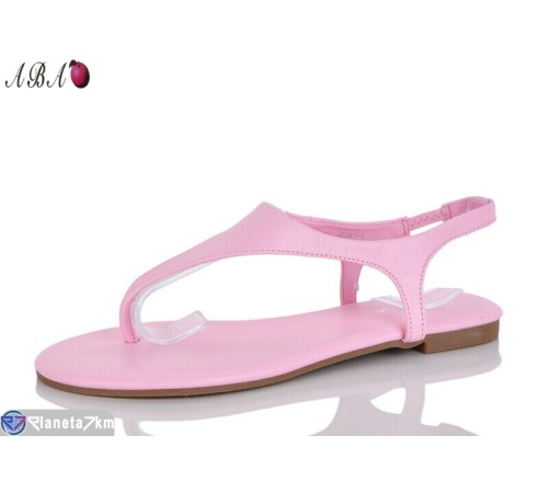 Босоніжки жіночі на літо (8 пар р.36-41) рожевий  "Aba"