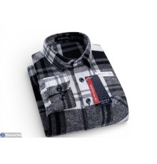 Сорочка чоловіча на весну/осінь (5 шт. р.сетка XL-5XL) сірий  "Peton"